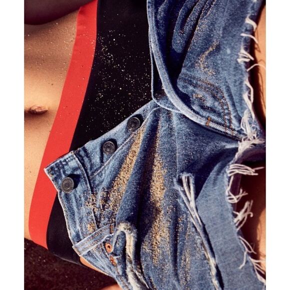 Solid & Striped x RE/DONE The Malibu The Short Rip Wash - Picture 2 of 9